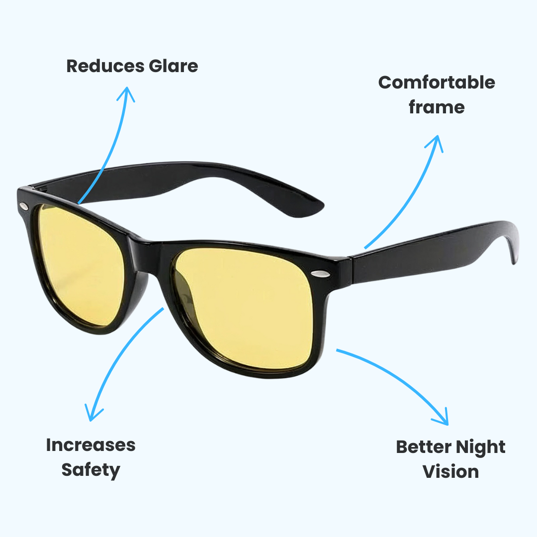 Anti Glare Glasses - Night Drive Glasses for Drivers